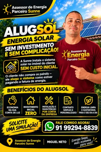 ? AlugSol - Aluguel de Sistema Solar para Sua Casa ou Empresa.