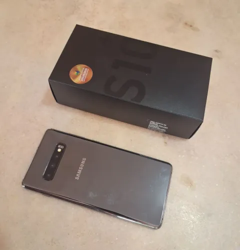 Samsung S10 plus ceramic 512gb sem detalhes apenas aparelho caixa e NF