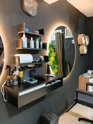 Espelho de barbearia top