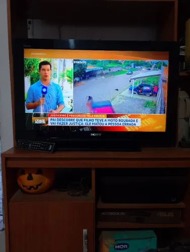 tv sony 32 imagem nitida converso digital pedestal e controle remoto