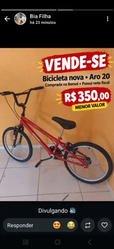Vendo essa bicicleta