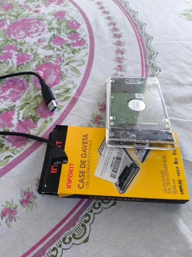 Case + Hd externo 500gb