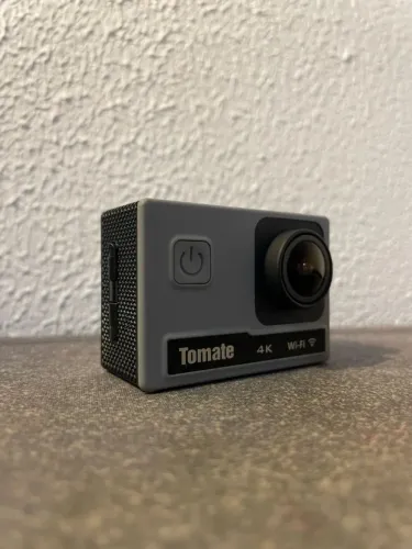 câmera de ação tomate 4k wi-fi + case à prova dágua tipo gopro actioncam