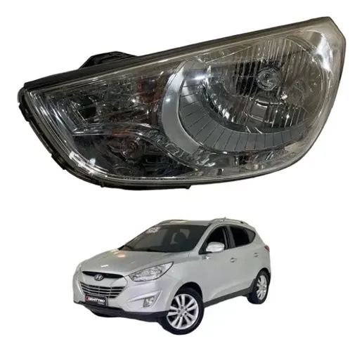 Farol Esquerdo Foco Simples Hyundai Ix35 2010 A 2016 Esquerdo/motorista
