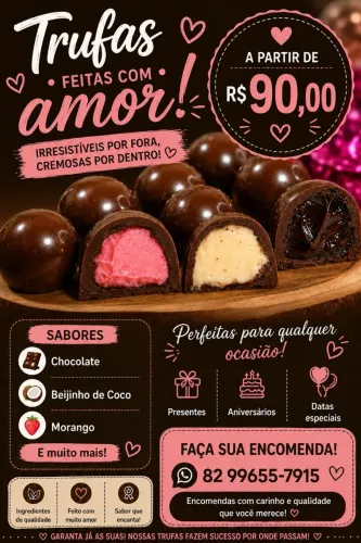 Trufas para festa