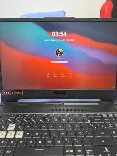 Notebook gamer Asus Tuf A15 Rtx 2050, Ryzen 7, 8gb ram, 512gb ssd | Troco Macbook M2