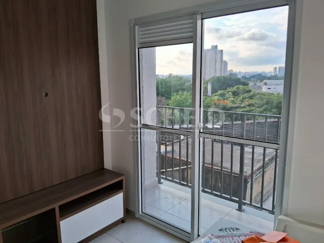 Apartamento para locação com 42m2 com sacada