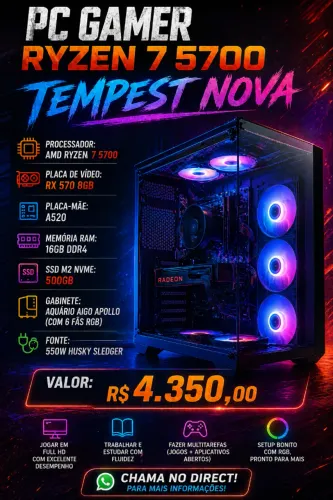 PC Gamer de alto padrão