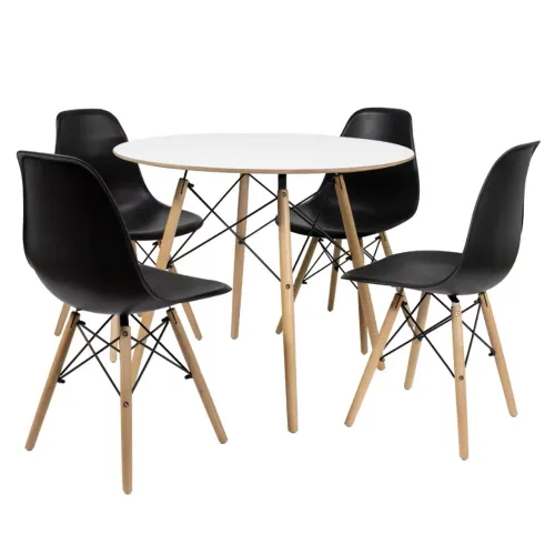 ? Título para OLX Mesa de Jantar + 4 Cadeiras Eames - Ótimo Estado