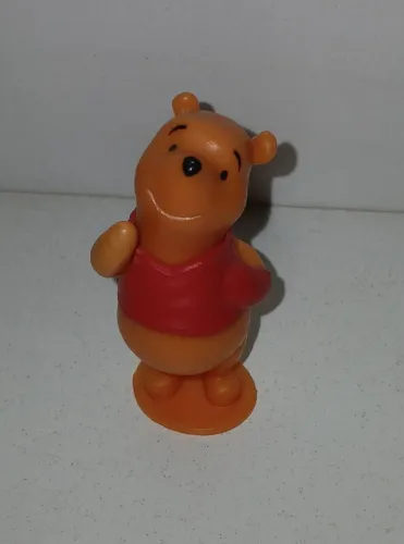 BONECO MINIATURA URSINHO POOH PUFF ORIGINAL DISNEY