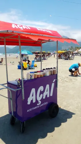 Carrinho de açai