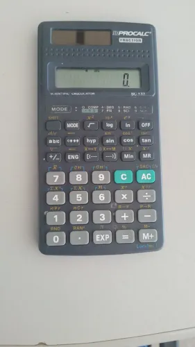 Calculadora Científica Procalc SC133 com capa<br>Entrega na Ufersa_mossoró