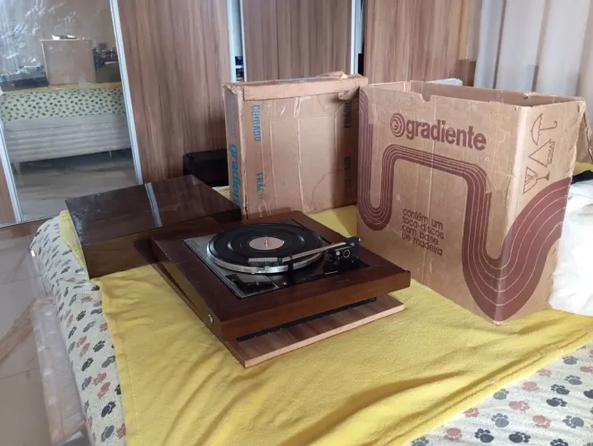 TD GRADIENTE GARRARD SP 25 IV PADRÃO INGLÊS REVISÃO MECÂNICA GERAL EM DIA 