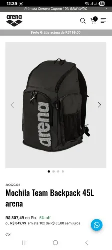 Mochila arena 45L