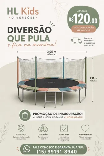 Locação Cama elástica