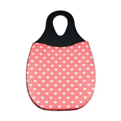 Lixeira Em Neoprene Para Câmbio De Carro Poa Love Salmao