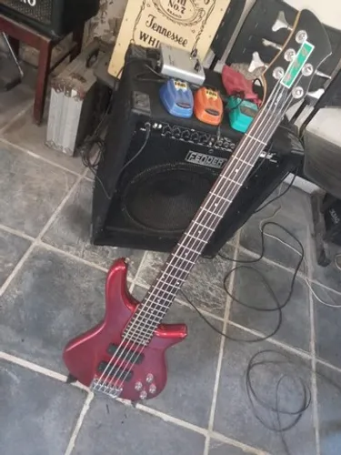 vendo ou troco baixo Modern Bass Michael Bm515n Tb Tobacco 5 Cordas