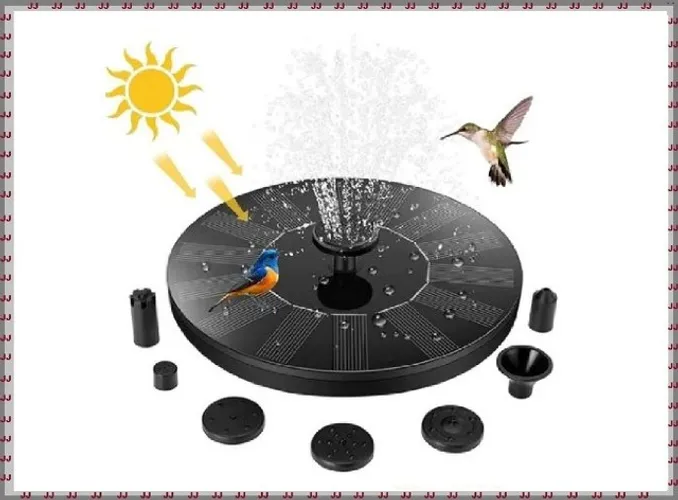 Chafariz fonte cascata solar