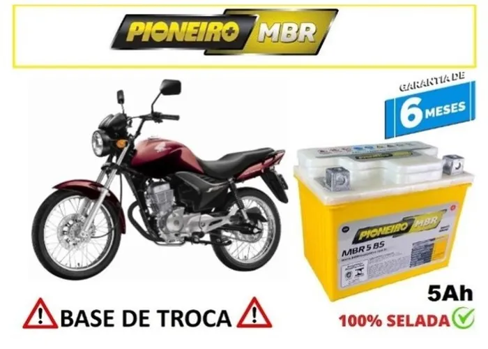Bateria Automotiva Pioneiro 5AH Fan 2012