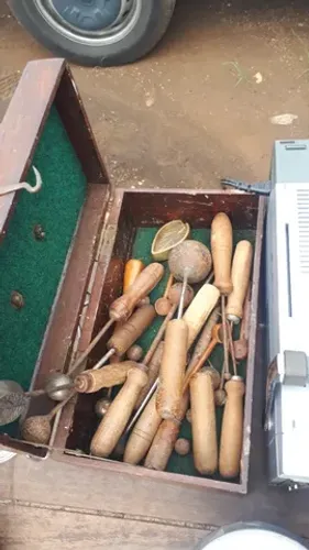 Conjunto de boleadores artezanal 