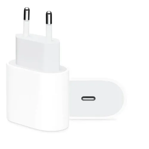 Carregador Fonte para iPhone iPad Turbo Usb-C 20w Branco Original
