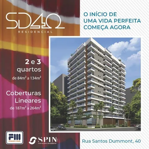 Condomínio SD 40 Residencial - Rua Santos Dumont, nº 40, Jardim Icaraí - Niterói/RJ