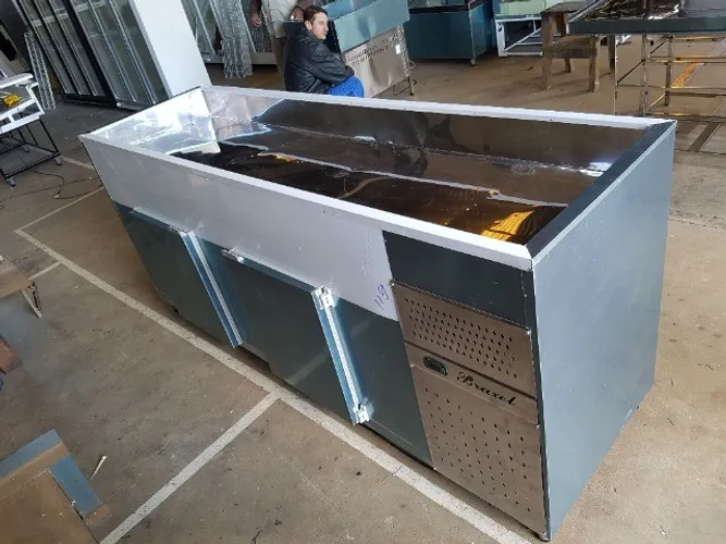 Balcão de Serviço com Pista fria para Gelo para Peixe