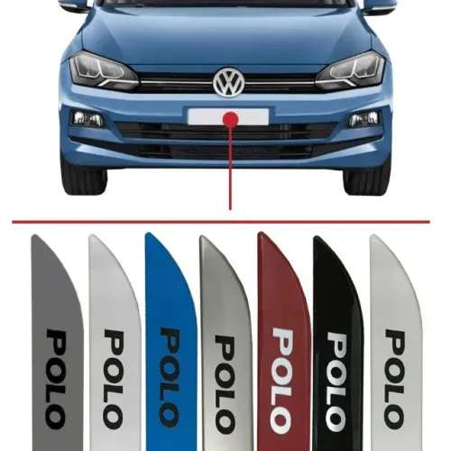 Friso Lateral Volkswagen Polo - Branco / Preto / Prata / Cinza / Vermelho / Azul