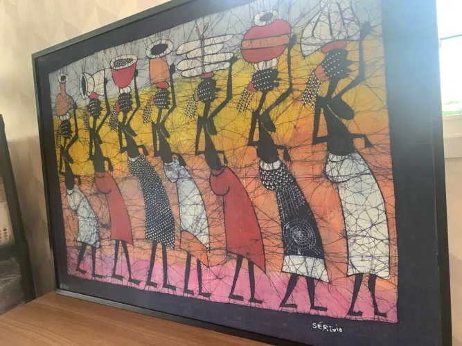 Quadros Africano em Batiks