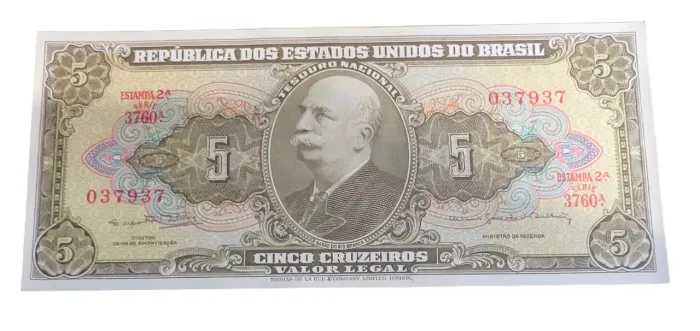 5 Cruzeiros FE1960