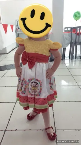 Vestido Infantil Festa Magali tamanho 3