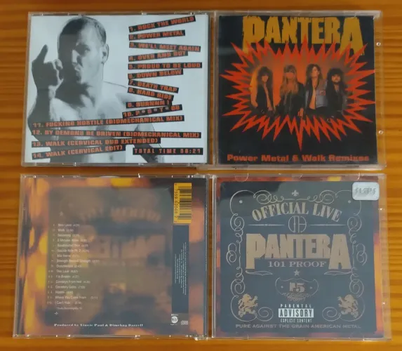 Pantera-COMBO 02 CDs-Power Metal + Official Live