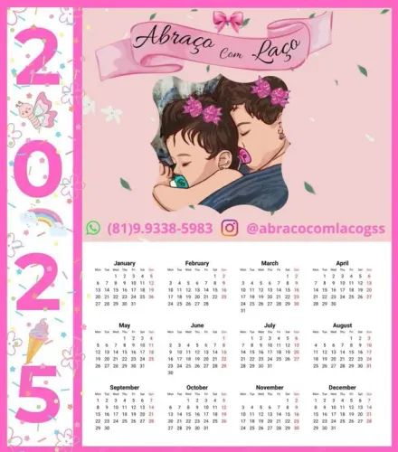 Calendario Personalizado temático 2026 A4