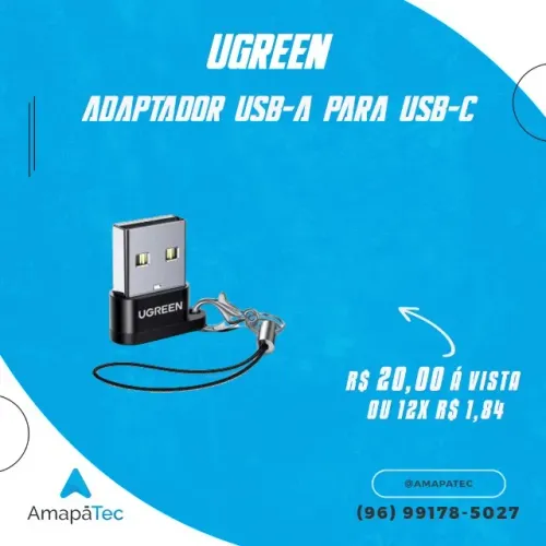 Adaptador Conversor USB A Para USB C