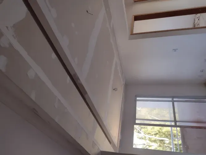 Gesso .divisória .moldura .parede 3D