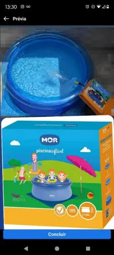 Piscina 1 400 litros 