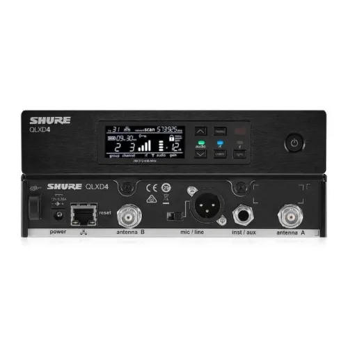 Receptor de microfone sem fio Shure QLXD4BR-L50 