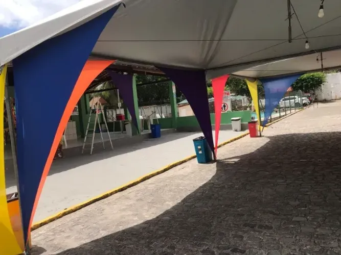 Malhas e voal para festas e eventos