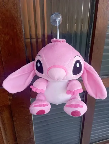 BONECOS DE PELÍCULA STITCH  TAMANHO 20 CM ROSA DISPONÍVEL 