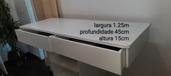 Bancada de parede escrivaninha mesa