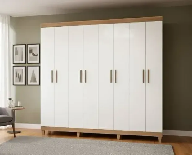 Guarda roupa Rubi com 8 portas (produto novo no estoque)
