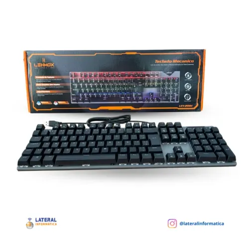 Teclado Mecânico Lehmox Hyper G.T; LEY-2081; RGB;