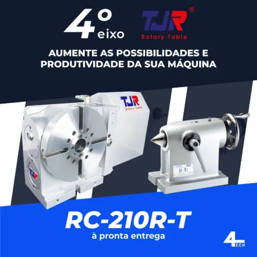 4° Eixo para Centro de Usinagem CNC - RC 210R-T TJR