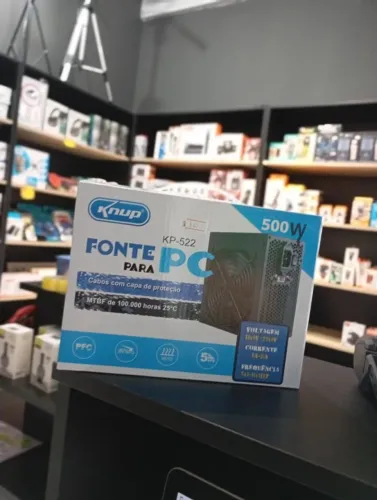Fonte De Alimentação Para Pc Knup Kp-522 500w Preta