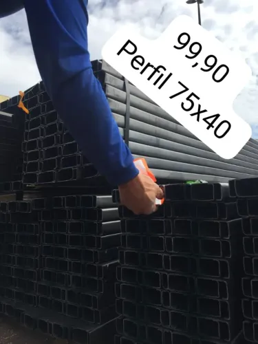 Perfil ferragens pra telhado 75x40 chapa 14 apenas 99,90 