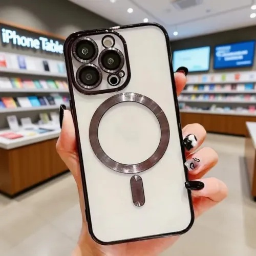 Capa Case Antichoque iPhone 16 E 17 Magsafe Galvanizado Tpu