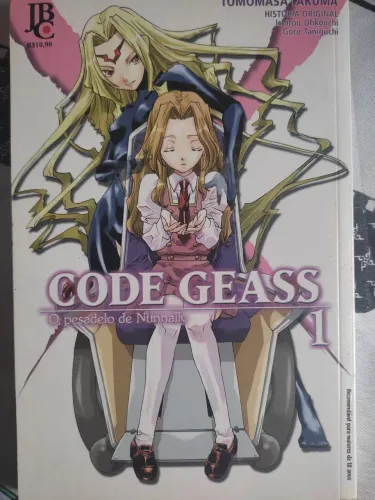 Pode Geass O Pesadelo De Nunnally Vol.01