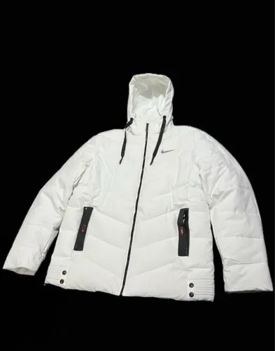 Jaqueta Bobojaco Puffer Forrada Apeluciada Cor Branca Tam. G Nova