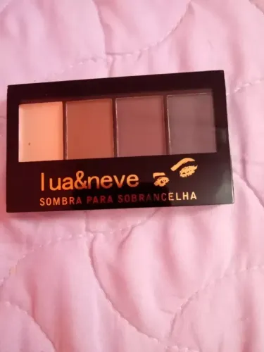 Paleta de sombras para sobrancelhas lua e neve