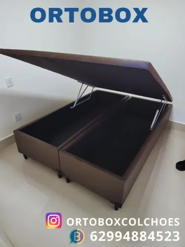 Cama Box Baú Casal bi partido em ate 10x no cartão
